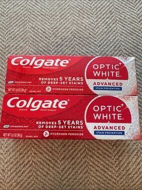 Colgate Optic White Stain Prevention Toothpaste Bundle